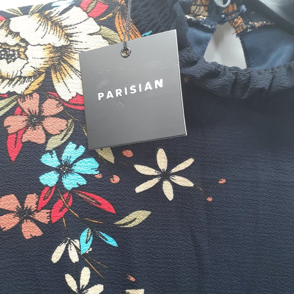 PARISIAN Floral Bell Sleeve Mini Dress NEW - Picture 6 of 6